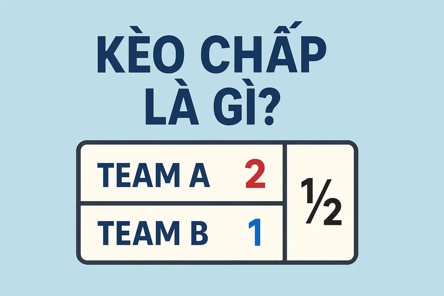 Kèo Chấp Score Box Và Các Kèo Cược Phụ Đặc Biệt Trong Cá Cược Bóng Đá 5 Kèo Chấp Score Box Là Gì
